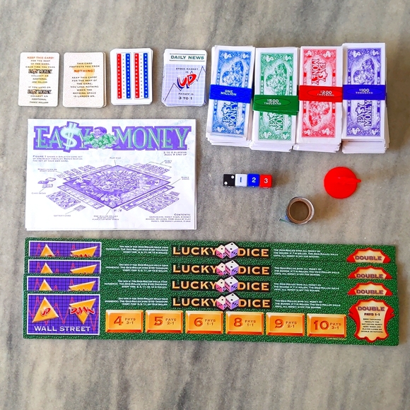Milton Bradley Game: EASY MONEY, Loads of Loot! Loads of Fun! 100% Complete. - Picture 4 of 5